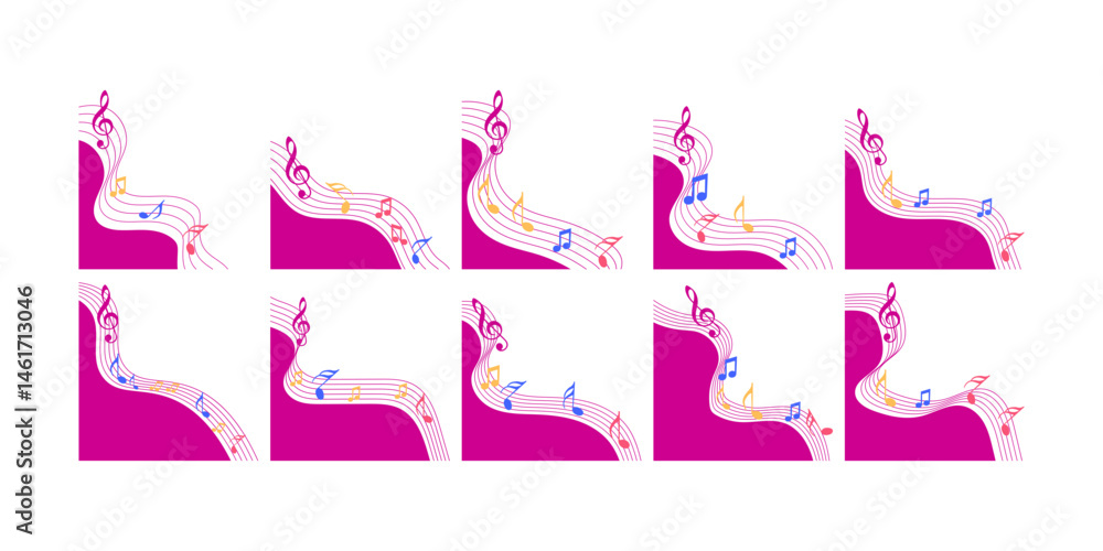 Obraz premium Sound Wave Music
