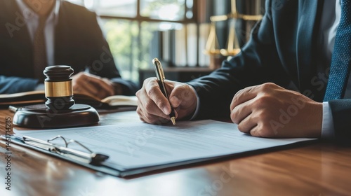 Legal agreement signing