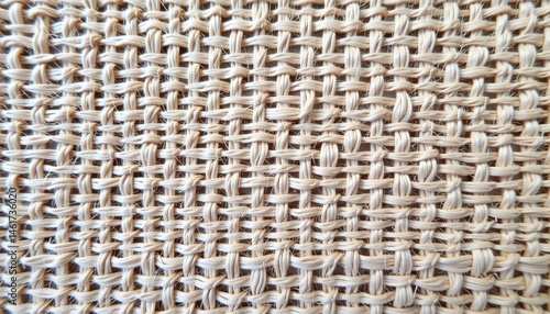Obraz na płótnie Close-Up of Natural Woven Texture Ideal for Home Decor or Craft Projects w salonie