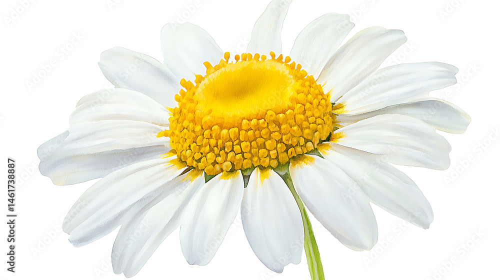 Fototapeta premium A close up of a white flower with yellow centers