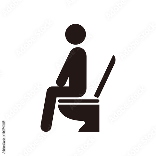 トイレのピクトグラムアイコン