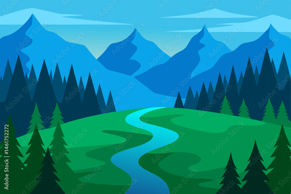 Fototapeta premium mountain landscape in the mountains