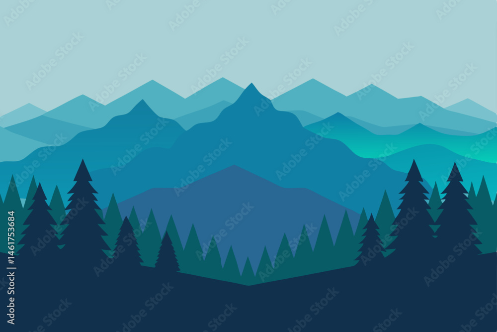 Fototapeta premium mountain landscape in the mountains