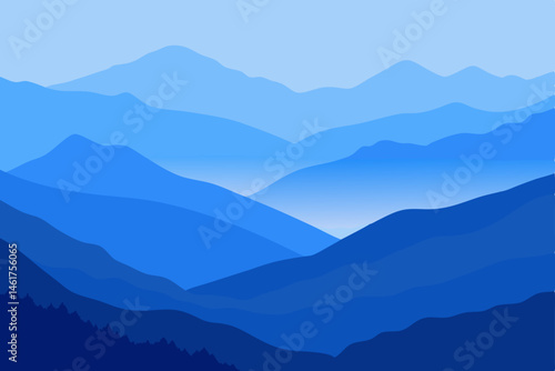 mountain landscape in the mountains