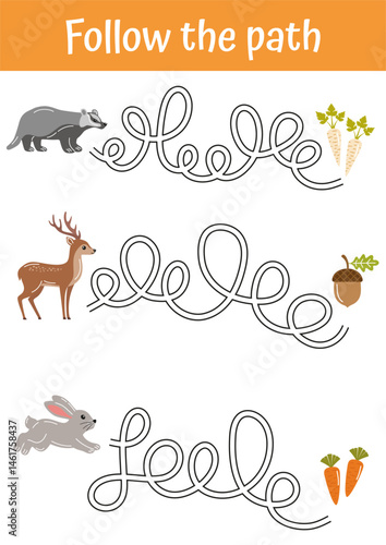Printable tracing worksheet, handwriting practice for preschoolers, toddlers, kindergarten, homeschooling. Toddler busy book page. Educational game, early writing practice exercises. Teacher resources
