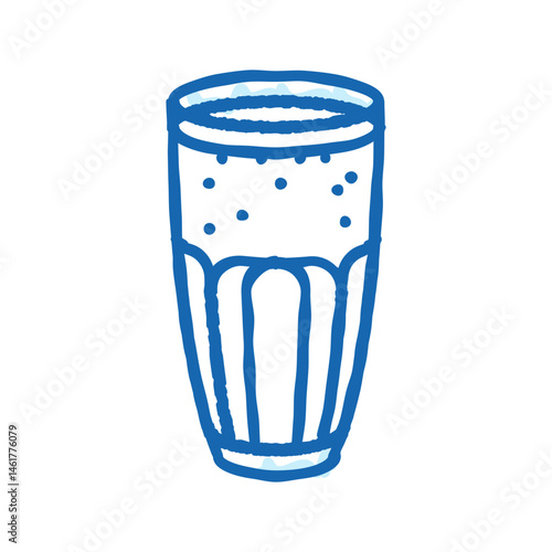 lassi drink indian cuisine icon doodle illustration