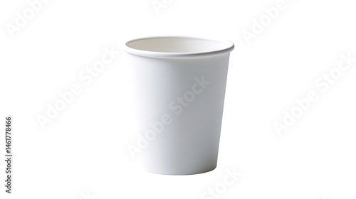 Wallpaper Mural Simple white disposable paper coffee cup on transparent background hot Torontodigital.ca