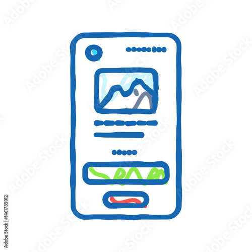 mockup ux ui design icon doodle illustration