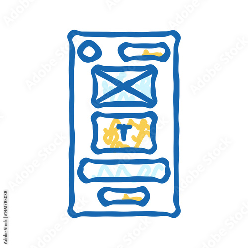 prototype ux ui design icon doodle illustration