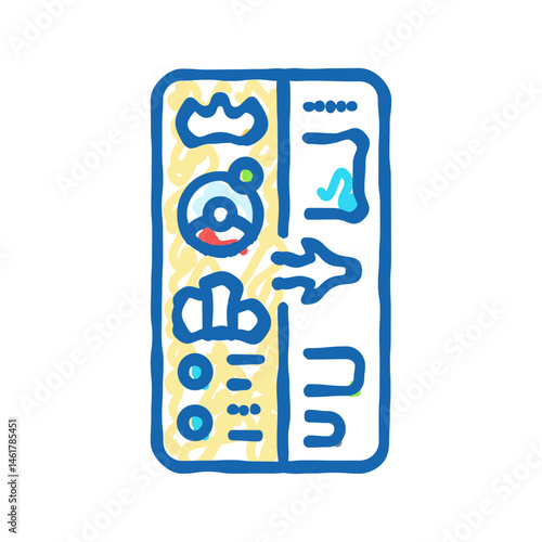 gamification ux ui design icon doodle illustration