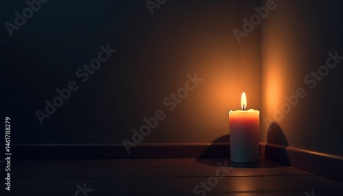 spooky candle flicker