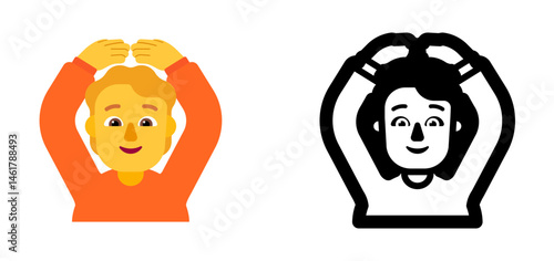 Person Gesturing OK Emoji (Light Skin Tone)
