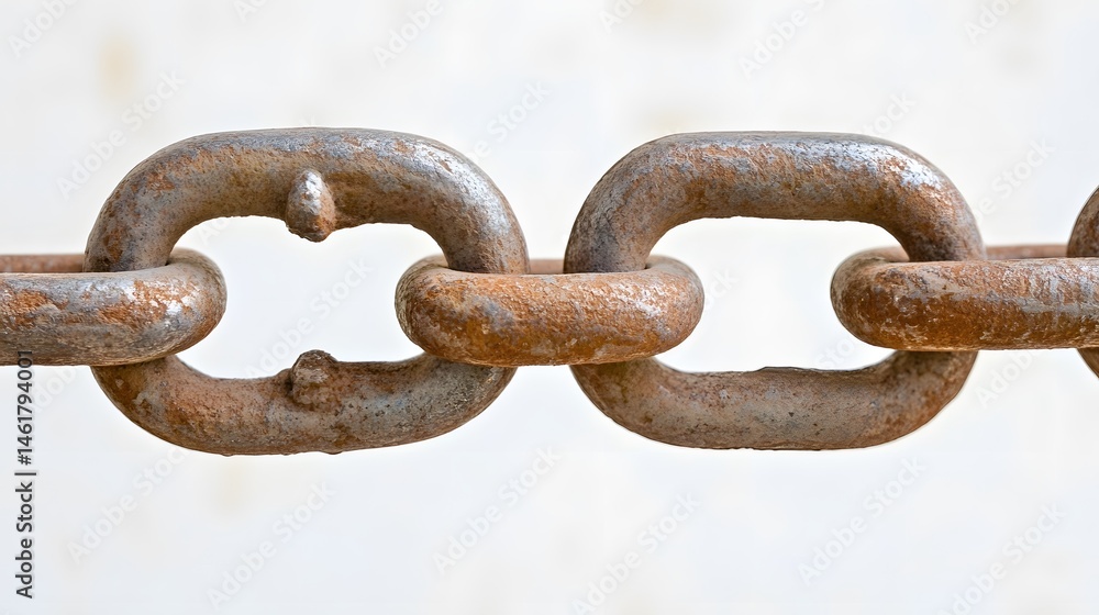 Rusty Metal Chain Links Close Up Detail Texture Rusty Metal Chain Links Close Up Detail Texture