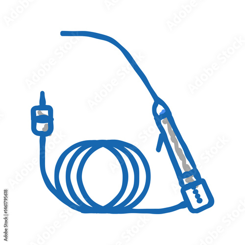 cystoscope urology icon doodle illustration