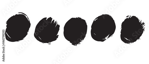 HighResolution Black Ink Blots Abstract Texture Background