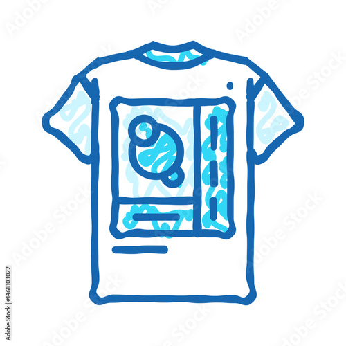 graphic tee streetwear cloth fashion icon doodle illustration