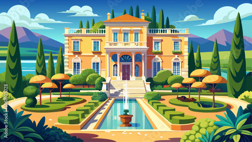 Old Villa Ephrussi de Rothschild on Saint-Jean-Cap-Ferrat