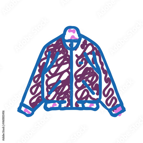 bean streetwear cloth fashion icon doodle illustration