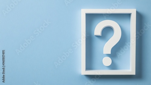 Question mark represents curiosity and inquiry, prompting individuals to ask and seek answers, alleviating doubt and uncertainty by exploring potential solutions through FAQ resources