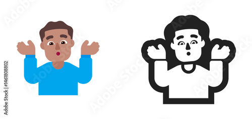 Person Shrugging Emoji (Medium Skin Tone)
