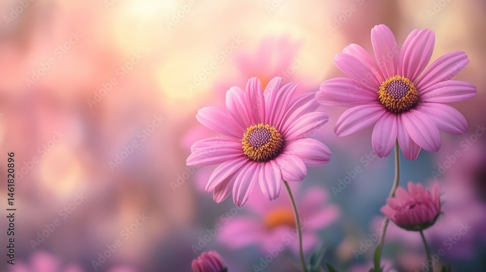 Obraz premium pink cosmos flower