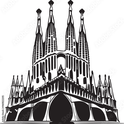 vector illustration of a church