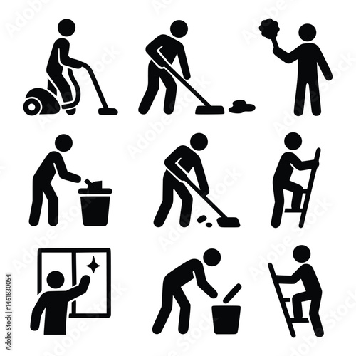 Cleaning Service Icon Set