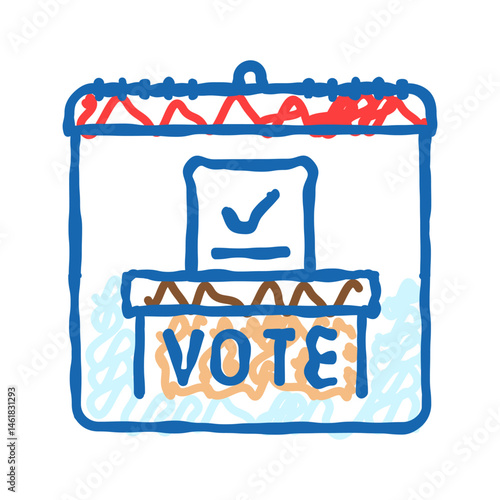 democracy international day icon doodle illustration