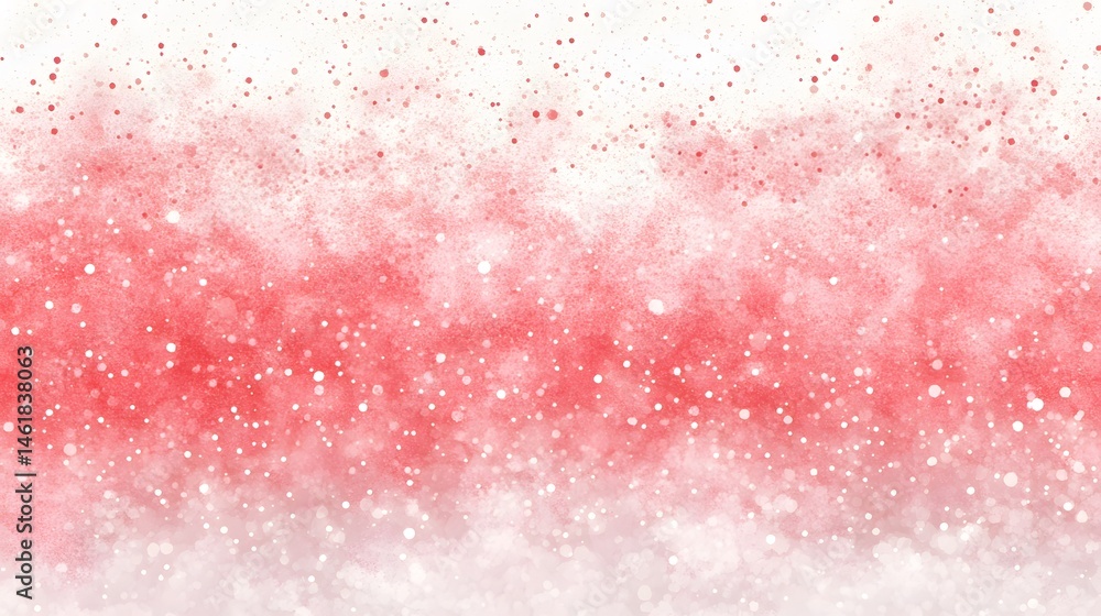 Fototapeta premium Red and White Sparkling Glitter Background Texture