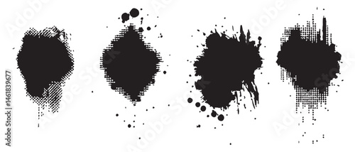 Black Ink Splatter Textures HighResolution Background Images