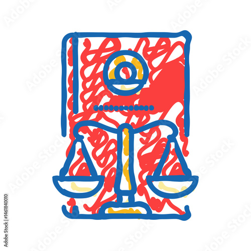 national memorial day chinese holiday icon doodle illustration