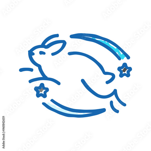 cruelty free product label warning icon doodle illustration