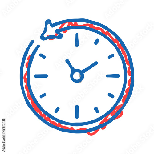 anti aging product label caution icon doodle illustration