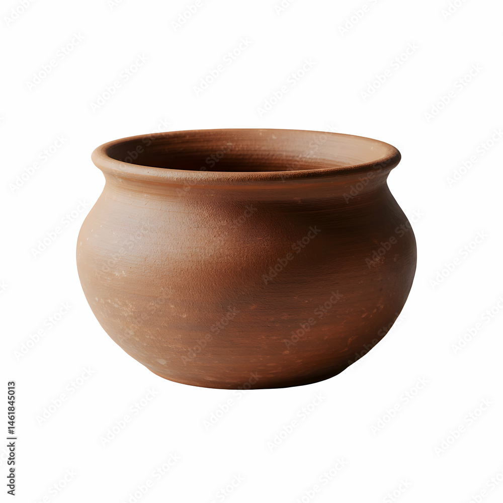 Handmade Terracotta Pot Rustic Brown Clay Pot for Plants Decor and Crafts Handmade Terracotta Pot Rustic Brown Clay Pot for Plants Decor and Crafts