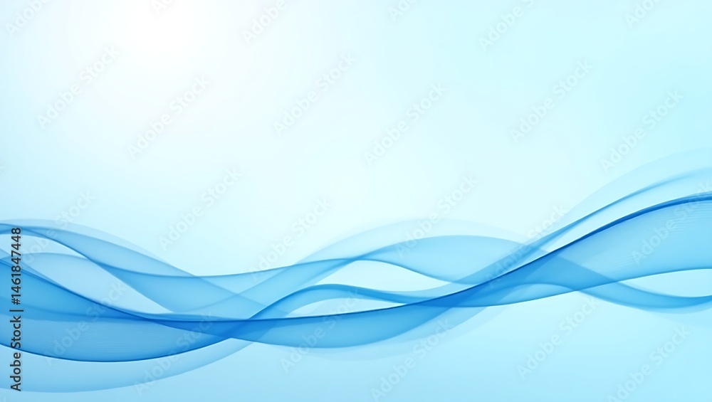 Fototapeta premium abstract blue wave background
