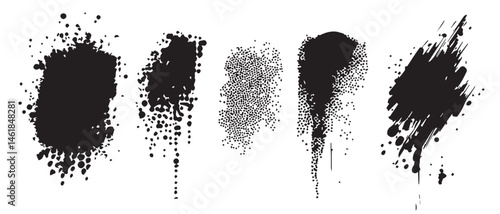 Black Ink Splatter Textures HighResolution Background Images