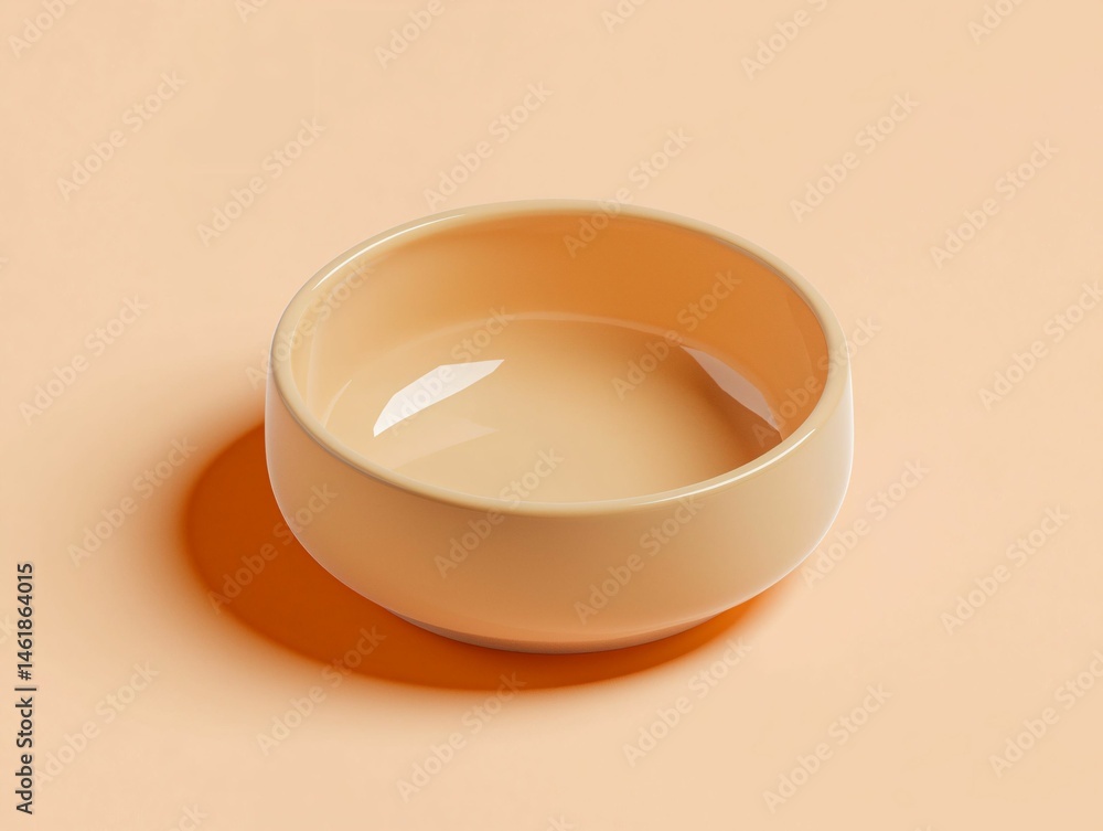 Empty Peach Bowl Empty Peach Bowl