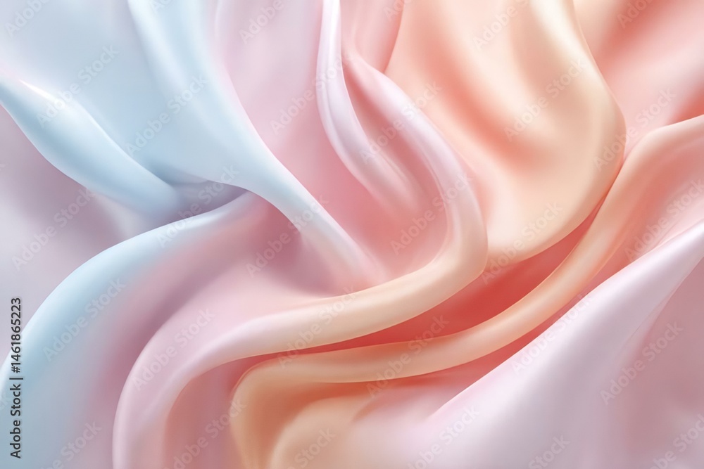 Fototapeta premium Soft Pastel Satin Fabric Texture for Seamless Background Design
