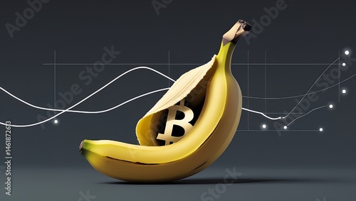 Banana with Coin and Graph