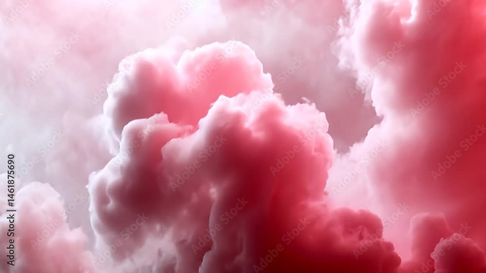 Crimson puffy cloud Crimson puffy cloud