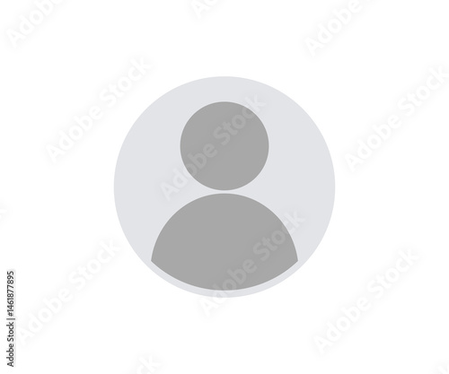 Fototapeta Naklejka Na Ścianę i Meble -  Default profile picture illustration on transparent background. 
