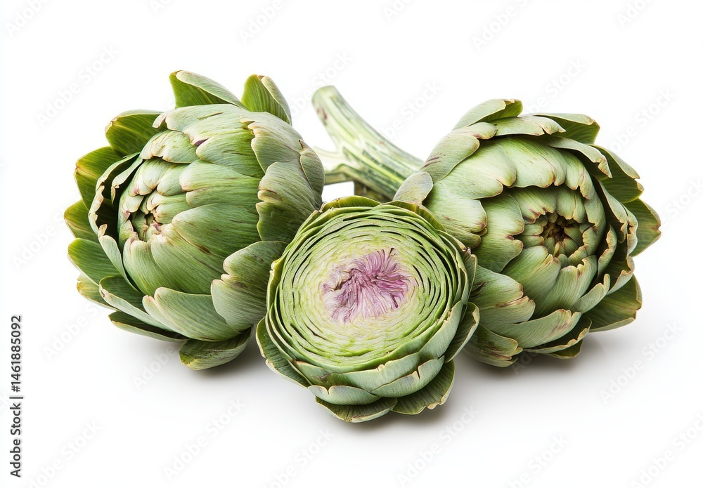 Obraz premium artichoke on white background