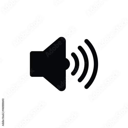 Wallpaper Mural Sound glyph and symbol design on a white background Torontodigital.ca