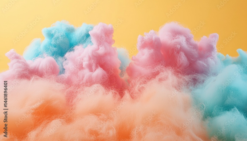 Fototapeta premium Sweet clouds of cotton candy