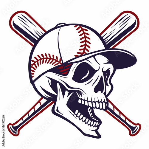 baseball pirate skull and crossbones