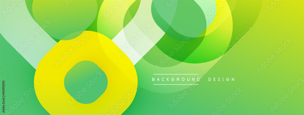 Abstract vibrant green yellow shapes overlap. Modern design suggests energy, growth, positivity. Smooth gradients create depth. Abstract vibrant green yellow shapes overlap. Modern design suggests energy, growth, positivity. Smooth gradients create depth.