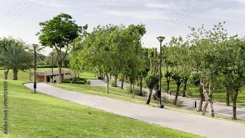 Beautiful view of Salam park Saudi Arabia Riyadh 12 july 2025.