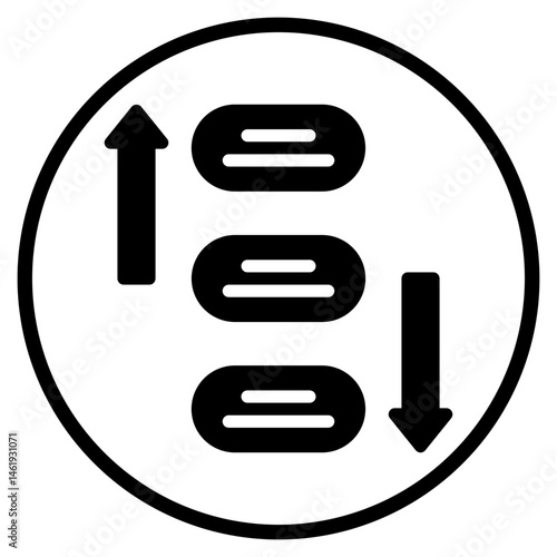 prioritize glyph icon