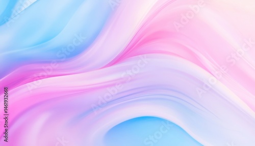 Abstract Swirl of Pink Blue and White Texture Background Gradient Wallpaper with Smooth Flowing Curves and Modern Style