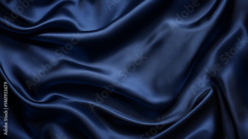 Wallpaper Mural Deep Blue Silk Draped Luxuriously Soft Fabric Torontodigital.ca